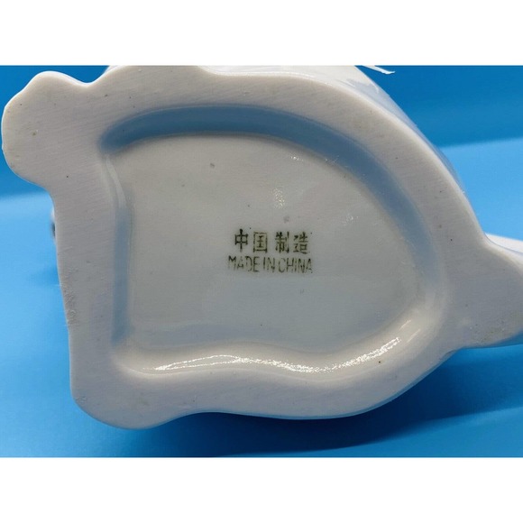 vintage white cat small teapot/beverage server/creamer/pourer ceramic - Picture 8 of 10